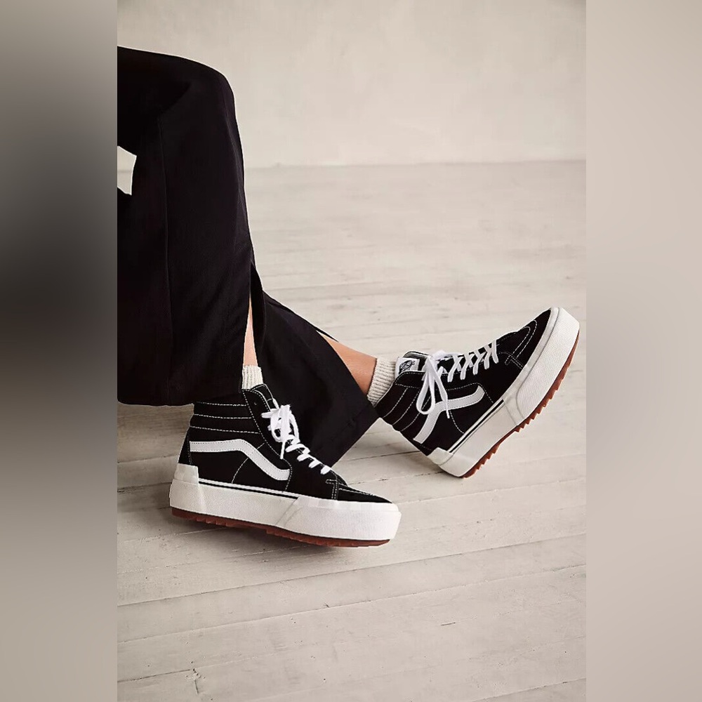 Vans Sk8-Hi Stacked Platform Sneakers - only tried on